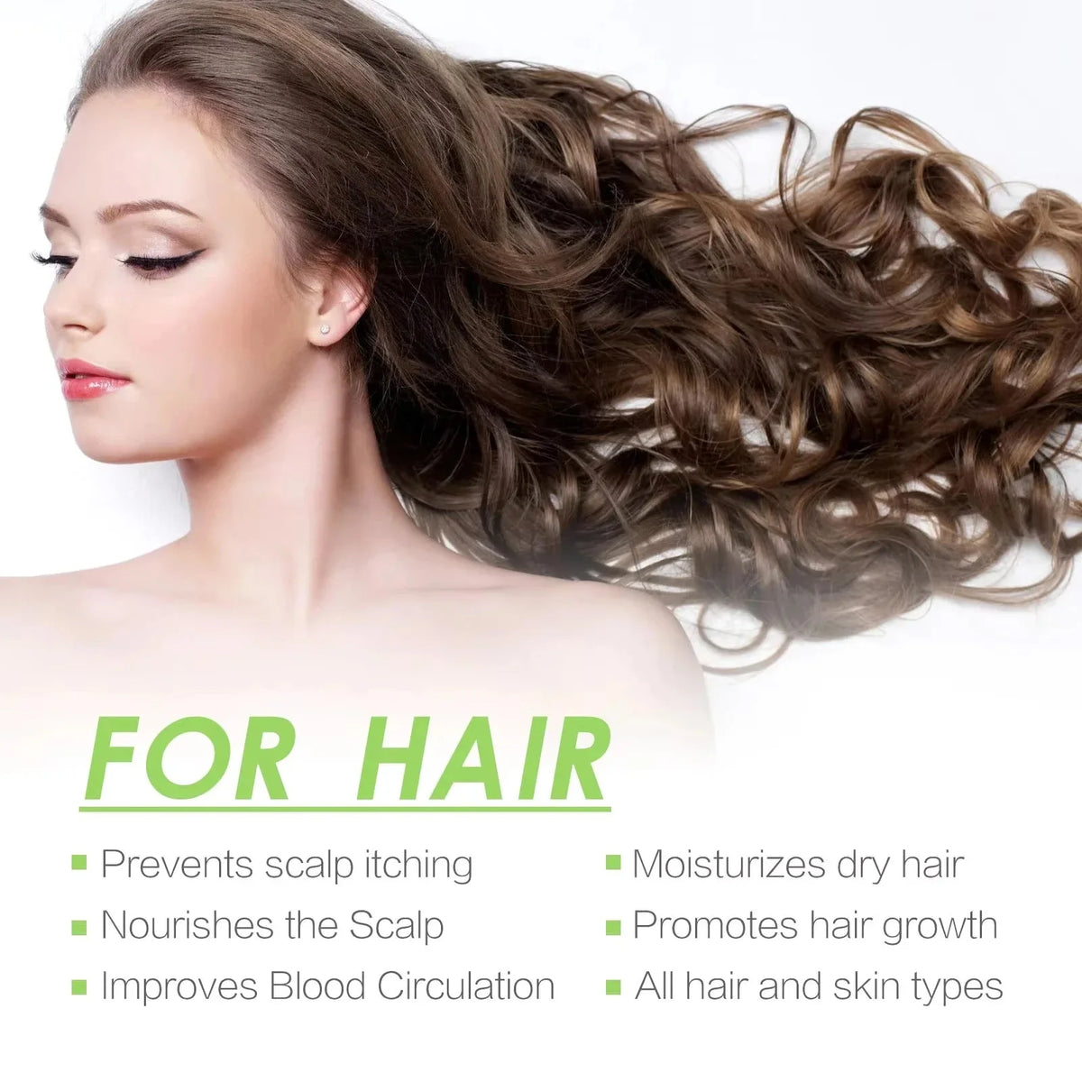 Ginger Hair Growth Serum Spray Scalp Treatment Nourish Hair Root Strengthen Prevent Loss Repair Follicle Smooth Essence Nutrient