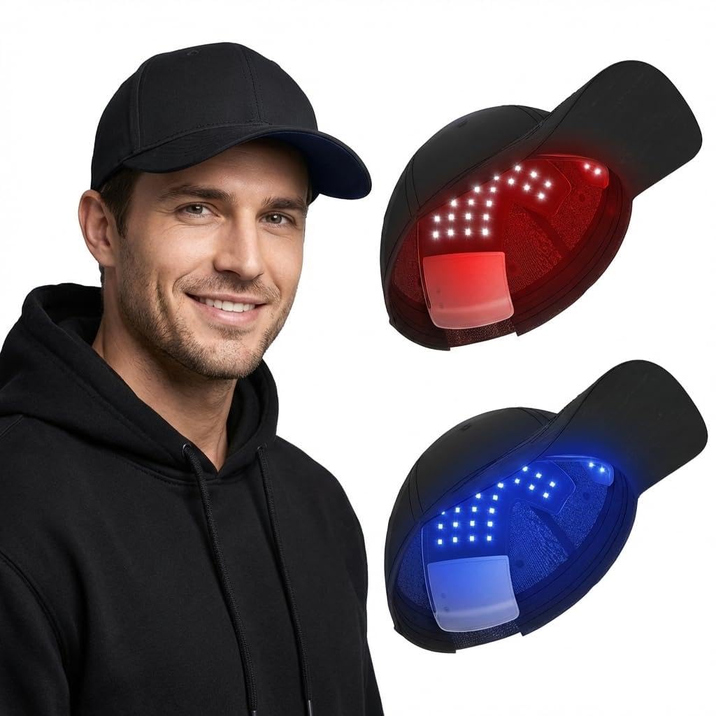Hair Growth Device, Red Light Therapy for Hair Growth, Laser Hair Growth Cap for Hair Loss- Hair Growth for Men & Women